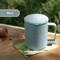 Axyaa Stainless Steel Vacuum Flask Cold&Hot Cup Handle Thermal Travel Mug