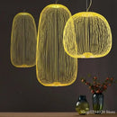Axyaa Industrial Cage Pendant Light Nordic Design Suspension Lamp