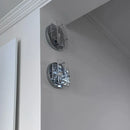 Axyaa Chrome Metal Base G9 Bulb Wall Light for Hotel Living Room