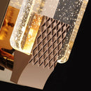Axyaa Gold Rectangular Bubble Wall Lamp for Bedroom and Living Room