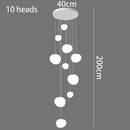 Axyaa Staircase Chandeliers Pendant Light Lamps, Modern Home Decor LED Lights for Living Room
