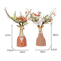 Axyaa Cartoon Deer Resin Vase Home Decor Artificial Animal Sculpture
