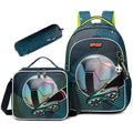 Axyaa Boys School Backpack Set for Elementary Students, Ages 8-10