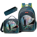 Axyaa Boys School Backpack Set for Elementary Students, Ages 8-10