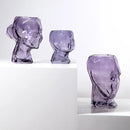 Axyaa Abstract Head Sculpture Vase: Artistic Home Decoration Flower Arranger Display