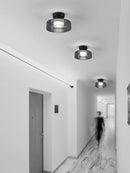 Axyaa Glass Ceiling Lamp Modern Minimalism LED Copper Lighting