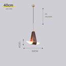 Axyaa Nordic Glass Pendant Light for Bedside, Restaurant, and Bar