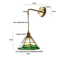 Axyaa White Ceramic LED Wall Lights: Japan Style, Pull Chain Switch, Copper Socket