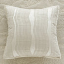 Axyaa Orange Garden Leaves Jacquard Cushion Cover, 45x45cm