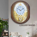 Axya Music Chimes Wall Clock: European Modern Home Decor, Silent Bedroom Living Room Watch