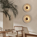 Axyaa LED Wall Lamp: Modern Nordic Style Bedroom Decor with Pull Chain Switch