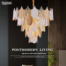Axyaa Crystal LED Ceiling Chandelier for Bedroom Living Room Lighting
