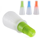Axyaa Silicone Oil Bottle with Brush for Baking BBQ - Kitchen Essential