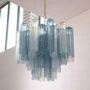 Axyaa Colorized Glass LED Chandelier for Living Room, Kitchen, Bedroom