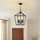 Axyaa Metal Frame Birdcage Pendant Lights Chandelier, LED Indoor Corridor Lamp