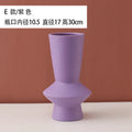 Axyaa Minimalist Ceramic Vase for Flowers and Desk Decoration
