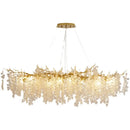 Luxury Axyaa Branch LED Pendant Lights, Gold Lustre Aluminium Lamparas