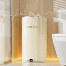 Axyaa Metal Dual Bucket 20L Sealed Step Trash Can for Kitchen Bathroom Bedroom