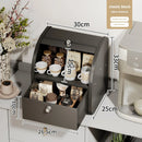 Axyaa Double-Layer Porch Storage Box for Household, Cosmetics, Snacks, Medicines, and Daily Necessities