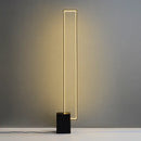 Axyaa Modern Black LED Floor Lamp Indoor Lighting with Foot Switch