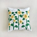 Axyaa Floral Pillow Cover for Home Decor - 45x45cm Cotton Square Case