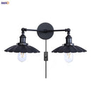 Axyaa Loft LED Wall Lights 2-heads Industrial Lamparas De Pared for Living Room