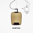 Axyaa Glass Restaurant Pendant Lamp Minimalist Nordic LED Hanging Light