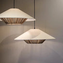 Axyaa Wabi Sabi Chandelier: Zen Style Rattan Woven Lamp for Dining & Living Room