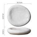 Axyaa Ceramic Shape Plate for Pastries, Sushi, and Desserts