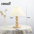 Axyaa Modern Wooden Desk Lamp LED Table Lighting for Bedroom Night Reading