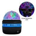 Starry Sky Projector Lamp by Axyaa: Colorful Night Light Magic Ball Rotation