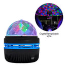 Starry Sky Projector Lamp by Axyaa: Colorful Night Light Magic Ball Rotation