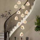 Axyaa Nordic Chandeliers Dining Room Pendant Lights Ceiling Hanging Lamps