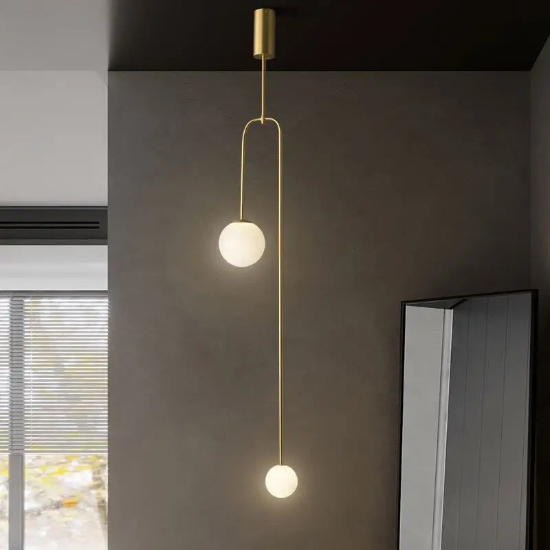 Axyaa Luxury Glass Ball Chandelier for Home, Hotel & Bar