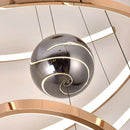 Axyaa Staircase Chandeliers Modern LED Pendant Light Lamps for Living Room