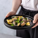 Axya Nordic Ceramic Dinnerware Set in Matte Glaze for Home and Restaurant