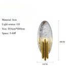 Axyaa Nordic Light Luxury Hotel Bedhead Wall Light for Living Room Background Wall