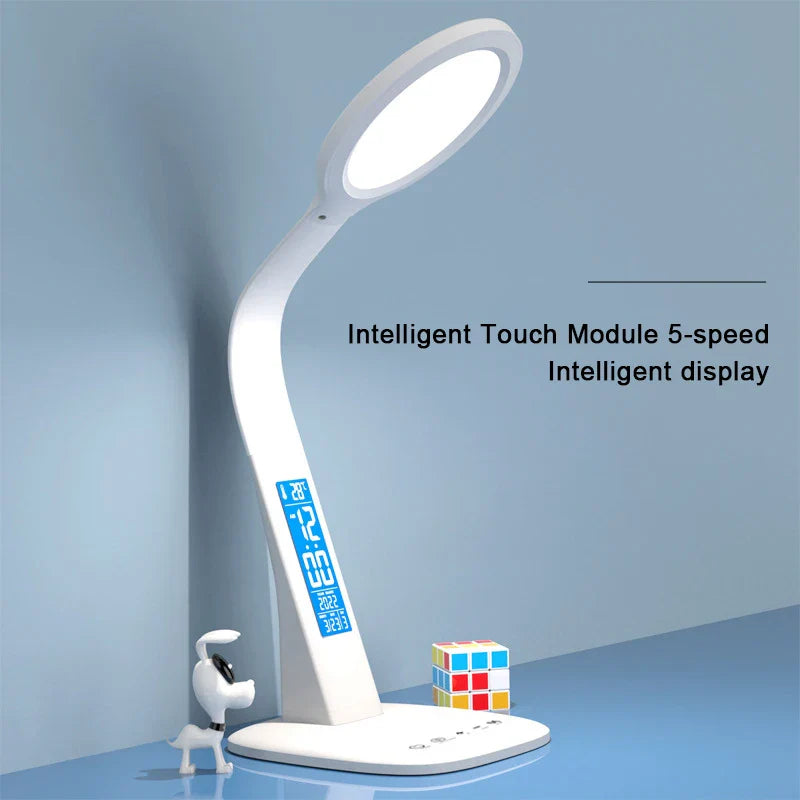 Axya LED Desk Lamp, Dimmable & Foldable, USB Chargeable, Eye Protection, Study Lighting