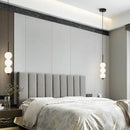 Axyaa White Glass LED Chandelier for Modern Minimalist Indoor Lighting