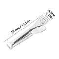 Axyaa Little Bear Pattern Stainless Steel BBQ Tongs - Non-Slip Grip, Multi-Use Utensil