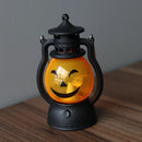 Axyaa Hanging Pumpkin Lantern Light LED Handheld Lamp for Halloween Home Decor