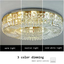 Axyaa Elegant Crystal Ceiling Lamp for Home Dining Room & Bedroom Lighting