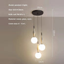 Axyaa Glass Shade Nordic Floor Lamp for Living Room Bedroom Study Decor
