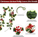 Axyaa Holly Berry Vine LED Christmas Ornaments