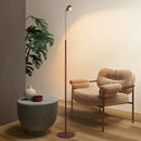 Axyaa Metal Black Red LED Floor Lamp for Modern Minimalist Home Decoration