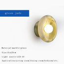 Axyaa Minimalist Jade Wall Lamp for Study Living Bedroom Corridor Hotel Background