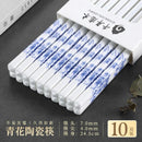 Celadon Chopsticks Set by Axyaa: High-grade, Non-slip, Heat-resistant Chinese Tableware