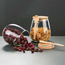 Axyaa Glass Oatmeal Cup Set with Lids, Spoons, Salad Bowls - Meal Prep Containers