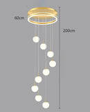 Axyaa Modern LED Pendant Chandeliers for Home Decor Lighting
