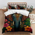 Axyaa Cartoon Animal Print Quilt Cover Set - Quilt Cover and Pillowcase